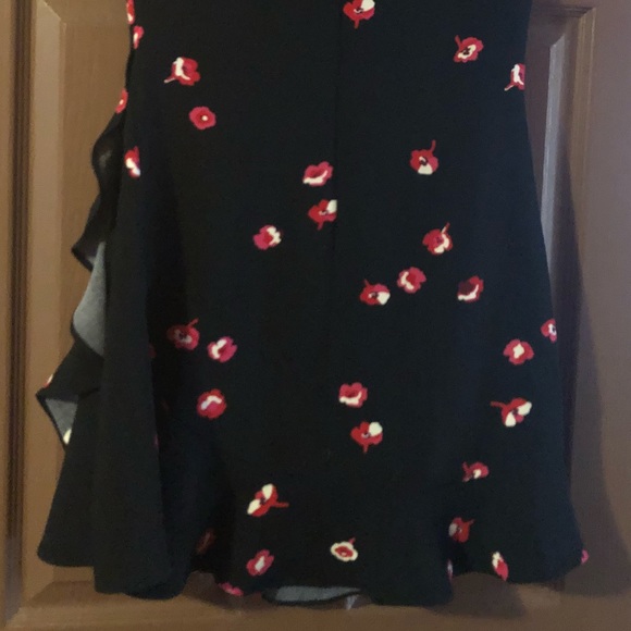 Kate Spade Floral Print Ruffle Collared Dress - Picture 8 of 10